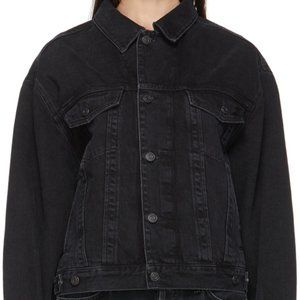 Agolde Black Denim Charli Jacket